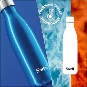SWELL Hot Cold Insulated Stainless Steel Navy Bottle Small 9oz